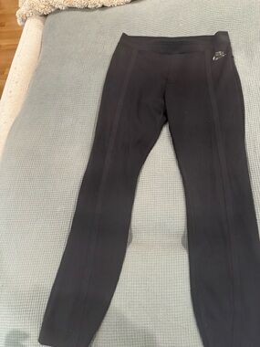 Nike Black High-Rise Performance Leggings with Side Panel Detail